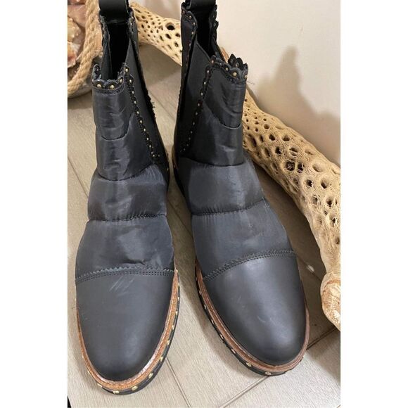 New Free Peopleāx FP Collection Atlas Puffer Chelsea Boots Sizeā36.5 - Picture 4 of 9